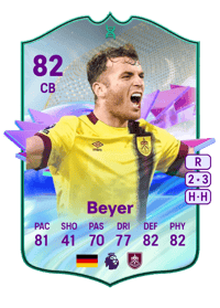 Jordan Beyer In-Progress Future Stars Evolution 82 OVR