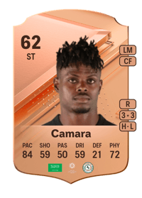 Haroune Camara Rare 62 OVR