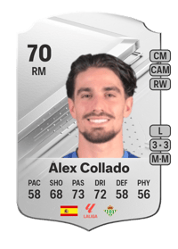 Álex Collado Rare 70 OVR