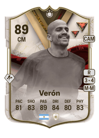Juan Sebastián Verón Ultimate Dynasties ICON 89 OVR