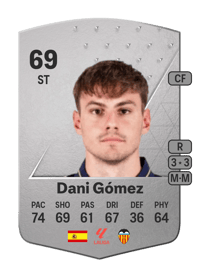 Dani Gómez Common 69 OVR
