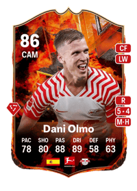Dani Olmo FC Versus Fire 86 OVR