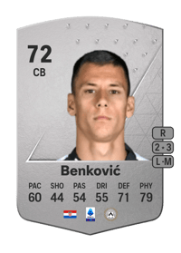 Filip Benković Common 72 OVR