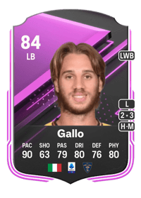 Antonino Gallo Dynamic Duos 84 OVR