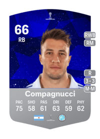 Gabriel Compagnucci CONMEBOL Sudamericana 66 OVR