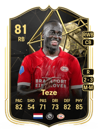 Jordan Teze Team of the Week 81 OVR