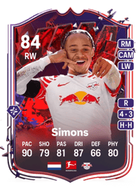 Xavi Simons Trailblazers 84 OVR