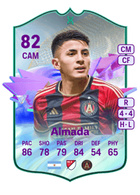 Thiago Almada In-Progress Future Stars Evolution 82 OVR