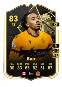 Theo Bair Team of the Week 83 OVR