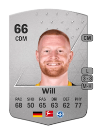 Paul Will Common 66 OVR