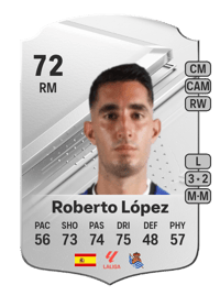 Roberto López Rare 72 OVR