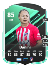 Estefanía Banini SQUAD FOUNDATIONS 85 OVR