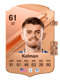 Charlie Kelman Rare 61 OVR
