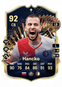 Dávid Hancko Team of the Season Plus 92 OVR