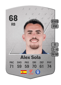 Álex Sola Common 68 OVR