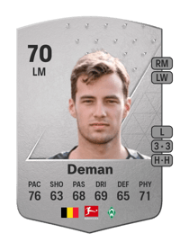 Olivier Deman Common 70 OVR
