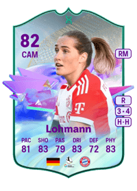 Sydney Lohmann In-Progress Future Stars Evolution 82 OVR