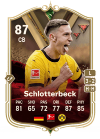 Nico Schlotterbeck Ultimate Dynasties 87 OVR