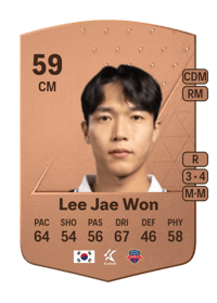 Lee Jae Won Common 59 OVR
