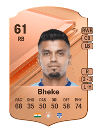 Rahul Bheke Rare 61 OVR