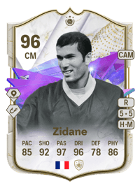 Zinedine Zidane Future Stars ICON 96 OVR
