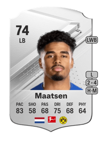 Ian Maatsen Rare 74 OVR