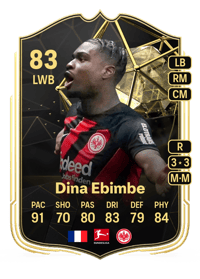 Junior Dina Ebimbe Team of the Week 83 OVR