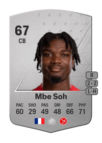 Loïc Mbe Soh Common 67 OVR