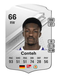 Christian Conteh Rare 66 OVR