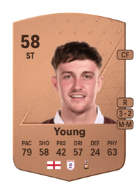 Jake Young Common 58 OVR
