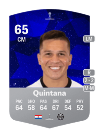 Hugo Quintana CONMEBOL Sudamericana 65 OVR