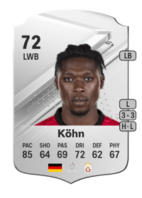 Derrick Köhn Rare 72 OVR