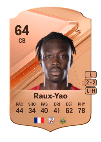 Serge-Philippe Raux-Yao Rare 64 OVR