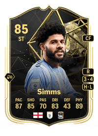 Ellis Simms Team of the Week 85 OVR