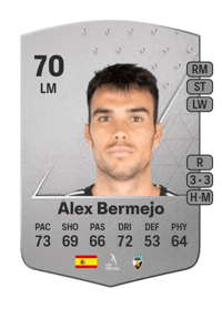 Álex Bermejo Common 70 OVR
