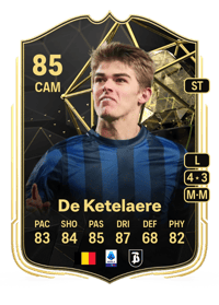 Charles De Ketelaere Team of the Week 85 OVR