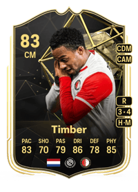 Quinten Timber Team of the Week 83 OVR