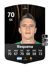 Leandro Requena CONMEBOL Libertadores 70 OVR