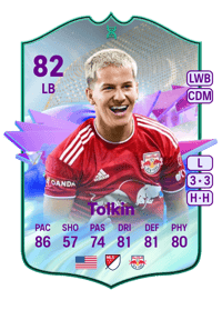 John Tolkin In-Progress Future Stars Evolution 82 OVR