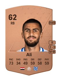 Hussein Ali Common 62 OVR