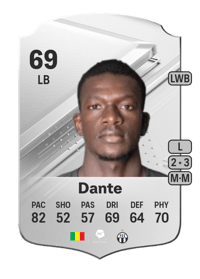 Amadou Dante Rare 69 OVR