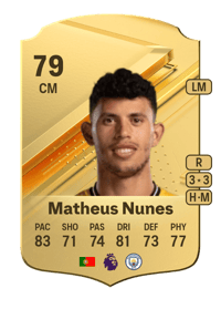 Matheus Nunes Rare 79 OVR