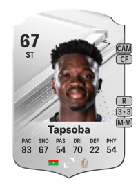 Abdoul Fessal Tapsoba Rare 67 OVR