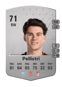 Facundo Pellistri Common 71 OVR