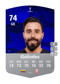 Hernán Galíndez CONMEBOL Sudamericana 74 OVR