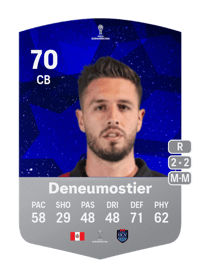 Alec Deneumostier CONMEBOL Sudamericana 70 OVR