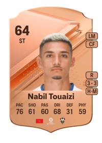 Nabil Touaizi Rare 64 OVR