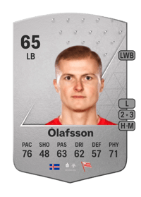 Davíð Kristján Ólafsson Common 65 OVR