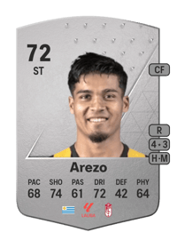 Matías Arezo Common 72 OVR