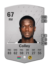 Ebrima Colley Common 67 OVR